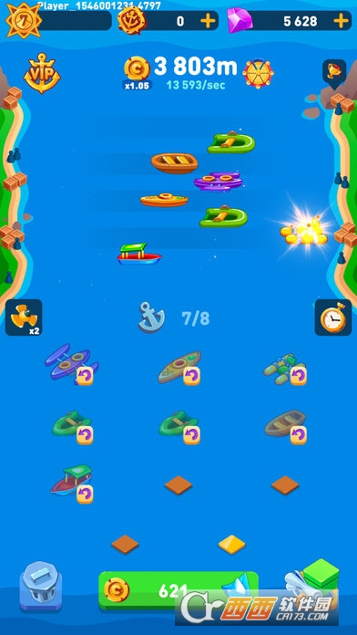 Merge Ships Idle Tycoon(合并船闲置大亨)游戏