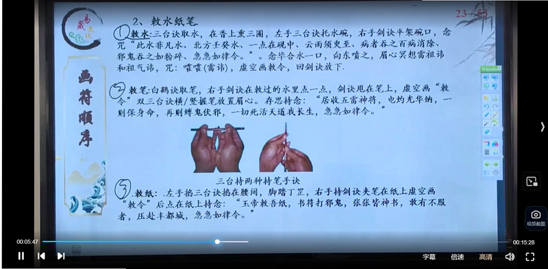 朝修秘旨 核心特色 符教学