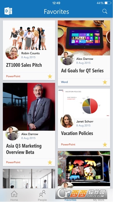 Office Delve app
