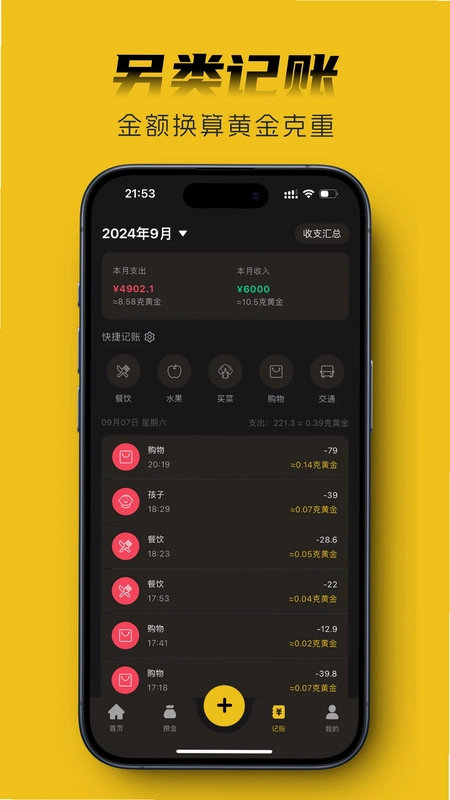 金攒攒运行截图
