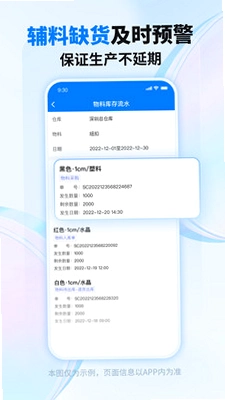 秦丝生产ERP系统运行截图