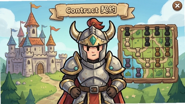 ��ʾ�ʣ�Contract��Լ��Ϸ�����棬����������һλ�������׵Ľ�ɫ�������ǳǱ������̵�ͼ��Ҫ���������ֻ桢ɫ�����죬����Booguģ�͡�
