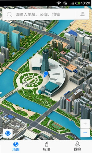 三维地图发现运行截图
