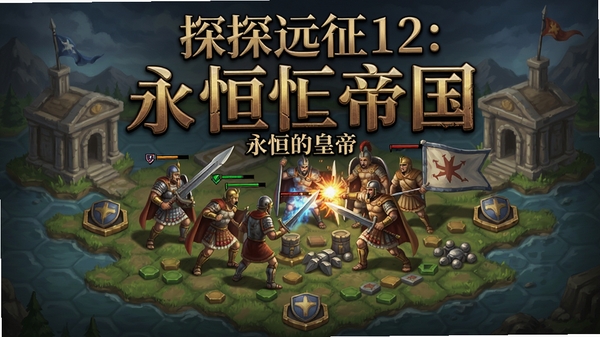 探秘远征12:永恒的皇帝 游戏封面 永恒帝国 场景 策略战棋 战斗画面