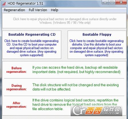 HDD RegeneratorӲ��������(��汾����)