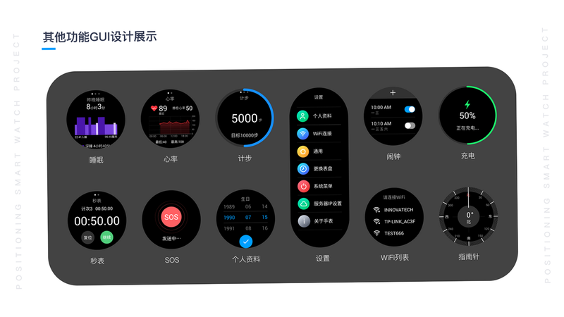 全能计分器手表端操作界面实拍图