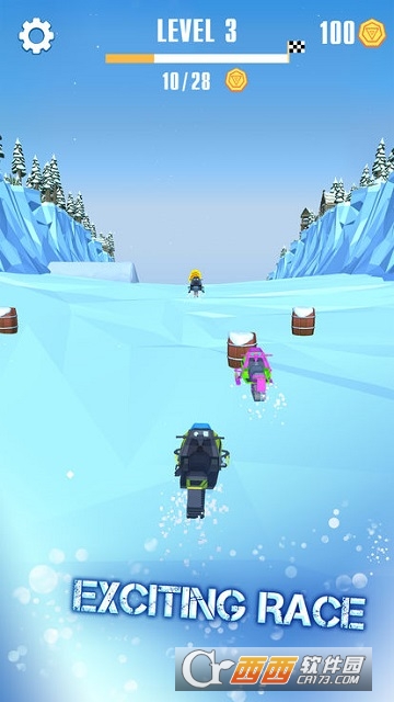 雪地摩托比赛(Flippy Snowmobile Race) 雪地摩托比赛(Flippy Snowmobile Race)