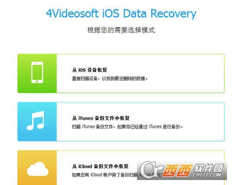 4Videosoft iOS Data Recovery免费版下载