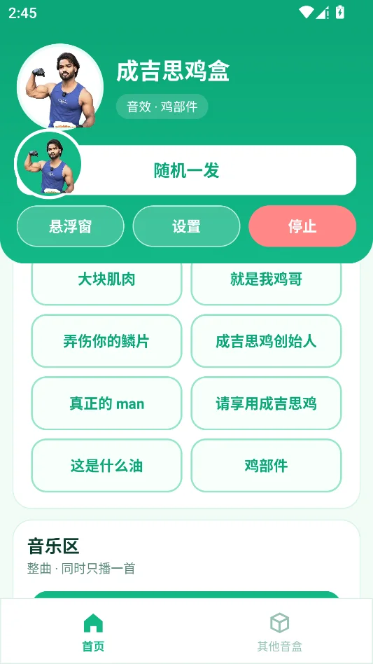 成吉思鸡盒运行截图
