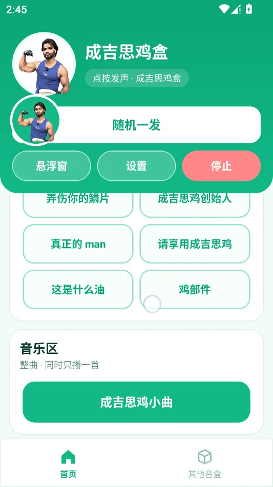 成吉思鸡盒运行截图