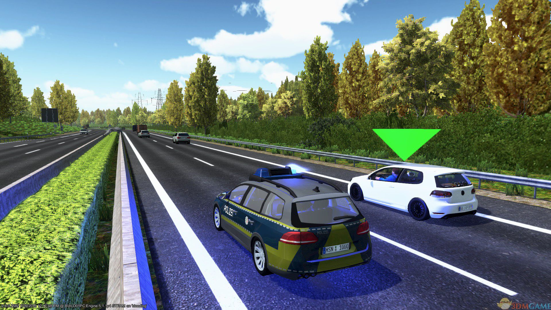 高速公路交警模拟 pc版运行截图