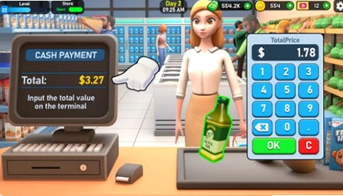 �ҵĳ��У���ʵ���3D Supermarket Simulation Tycoon���н�ͼ