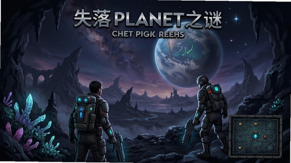 失落星球之谜 游戏主界面 神秘星球场景 探索解谜