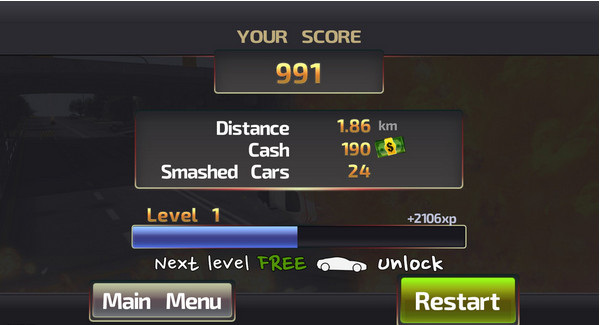 坠毁赛车 pc版运行截图