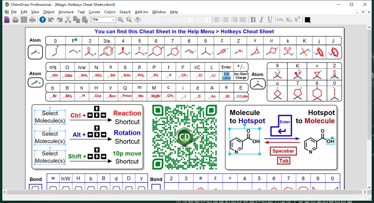 ChemDraw 21汉化完整版运行截图