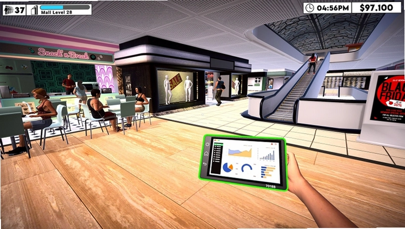 购物中心模拟3D运行截图