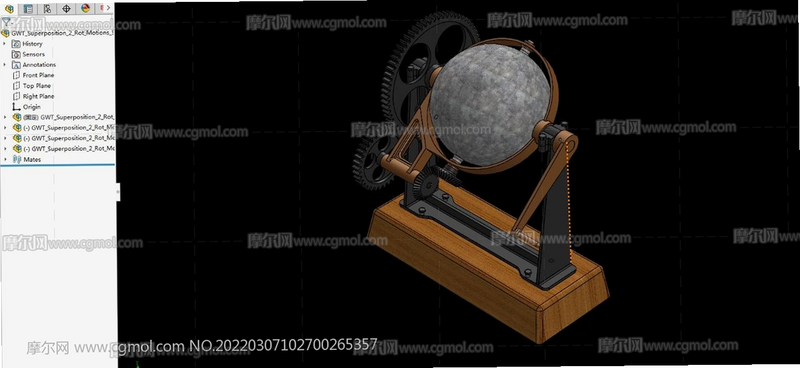 齿轮3D滚动球 安装教程 详解