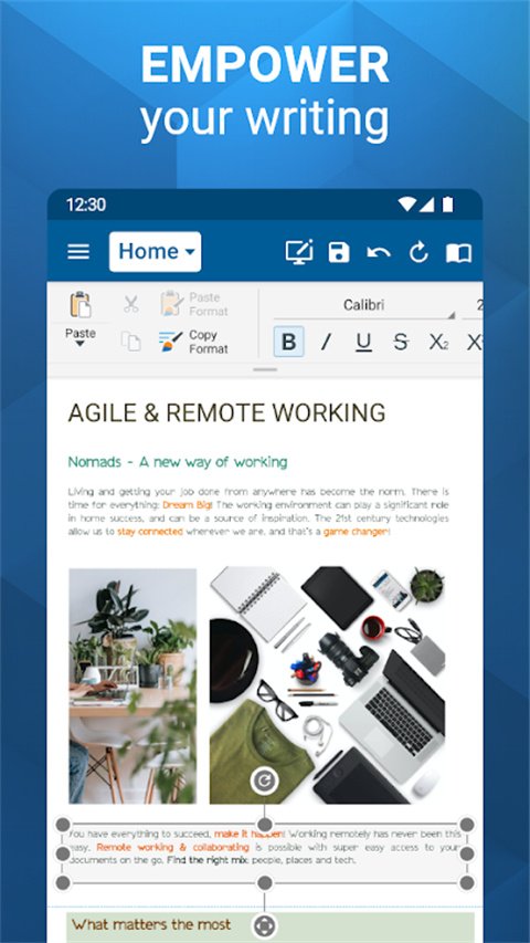MobiOffice运行截图