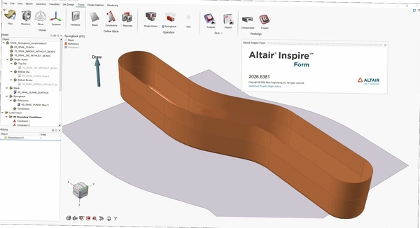 Altair Inspire Extrude 2026中文最新版 pc版运行截图