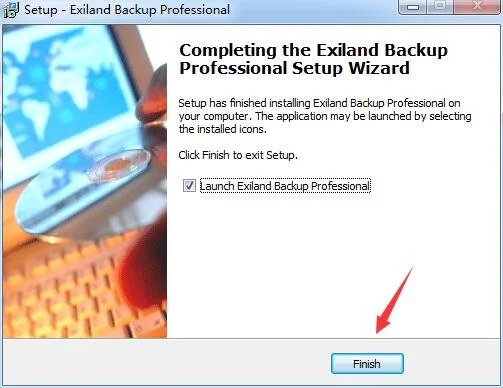 Exiland Backup Professional运行截图