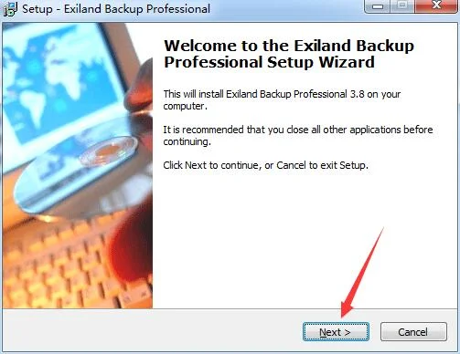 Exiland Backup Professional运行截图