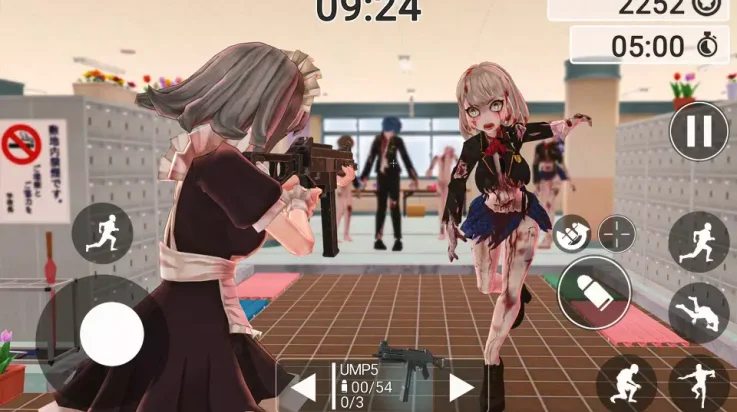 校园女生僵尸猎人School Girl/Zombie Hunter运行截图