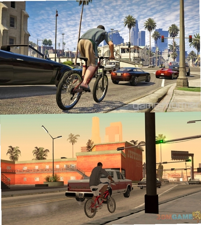 圣安地列斯仿GTA5运行截图
