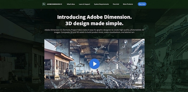 Adobe Dimension CC 2020中文版 pc版运行截图