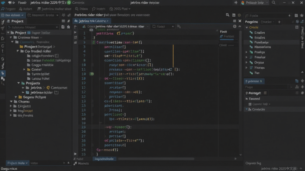 ��ʾ�ʣ�������������ȫò���������jetbrains rider 2026���İ棻ָ����������ΪIDE�����棬������ʾ����༭���������Ŀ�ṹ�����Ҳ๤�ߴ��ڣ�����Ϊ��ɫ���⣬�ɾ����ࡣBooguģ�����ɡ�