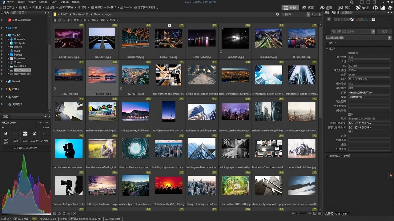 ACDSee 2023旗舰版免费版 批量处理功能