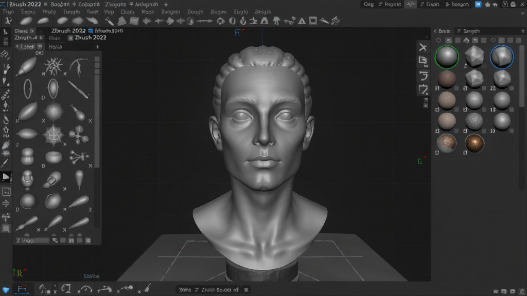 ZBrush2022����չʾ, ���������ǵ���еİ�����, ����ˢ���, �Ҳ������, ����Ϊ���ɫ������, Booguģ������