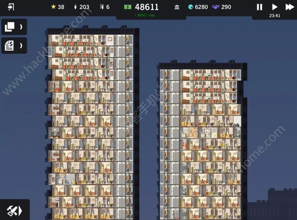 摩天大楼 pc版运行截图