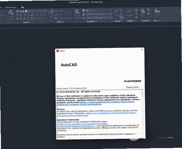 Autodesk AutoCAD 2023珊瑚海精简版运行截图