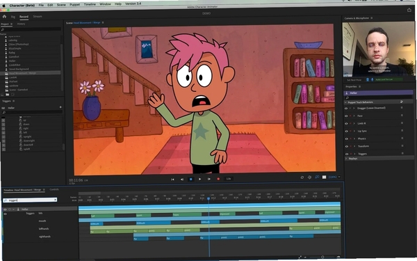 Adobe Character Animator2024中文破解版 pc版运行截图
