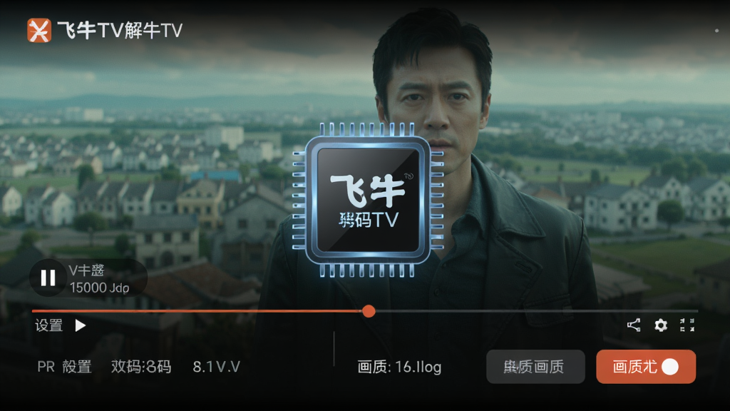��ţTV���ܽ�����棬չʾ��Ƶ����ʱ������Ϣ��������������ѡ��ͻ����л���ť������Ϊ�����еĸ���ӰƬ��ͻ������оƬͼ��