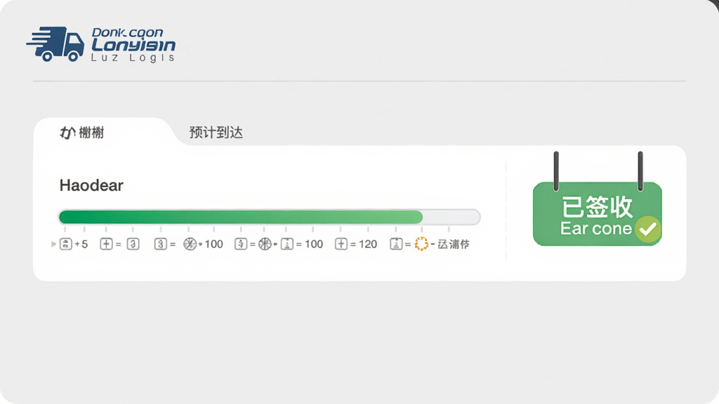 鿶�������ѯ���棬��ʾ��ݽ�������Ԥ�Ƶ���ʱ�䣬����ǳ��ɫ�������������˾Logo���Ҳ���ʾ����ǩ�ա�״̬�������רҵ