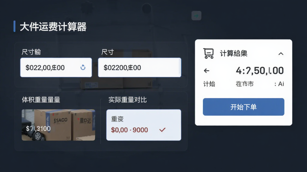����˷Ѽ��������棬���������ʾ�ߴ����ݣ��·�չʾ���������ʵ�������Աȣ��Ҳ��м�������Ƭ�͡���ʼ�µ�����ť����Ƽ������