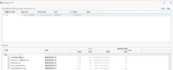 Echosync运行截图