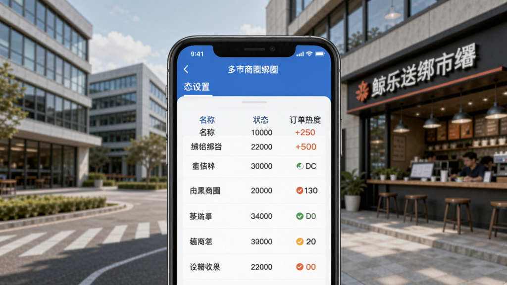 ��������Ȧ������ҳ�棬�ֻ���Ļ��ʾ�Ѱ���Ȧ�б����������ơ�״̬�������ȶȣ�����Ϊ�칫԰����������̣�չ�ֶ���Ȧ���ǳ�����