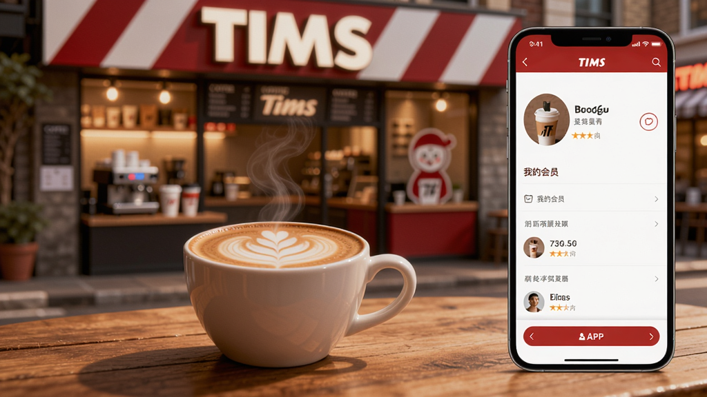 Tims����APP�����棬һ���������ڵ���������ľ���ϣ�������Tims���������Ƶ��棬�ֻ���Ļ��ʾ���ҵĻ�Ա��ҳ�棬ůɫ���ƹ⣬���������������ʺ�Booguģ�����ɡ�