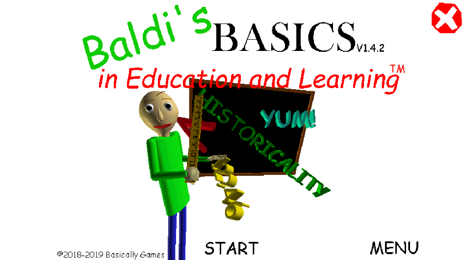 巴迪老师的课堂重制版(Baldi)运行截图