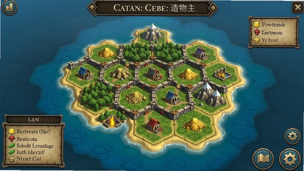 卡坦岛:造物主版 游戏主界面 岛屿建设 资源交易 策略布局