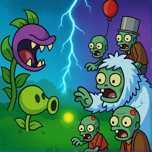植物的反击无敌版 pc版运行截图