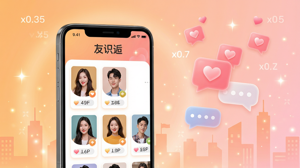 ��ʶ��ͬ�ǽ��������������Ӿ�ͼ�������Ʒ������񣬻�������Ϊһ̨�����������ֻ�λ�ڻ�������ƫ������x0.35 y0.45λ�ã��ֻ���Ļչʾ��ʶ��APP�Ƽ���ҳ���棬���涥������ʶ�����ı�־����Ļ����ʾ��λ�����˵�ͷ��Ƭ��ƥ��ȱ�ǩ���ֻ��Ҳ�����x0.7 y0.5����Ư����ɫ����������Ի�����װ�Σ�����Ϊ��͵�ů��ɫ������ɫ������Σ���׺���м�Ӱ���ǹ����ӣ�����������ܰ��ϸ�ڷḻ��4K����