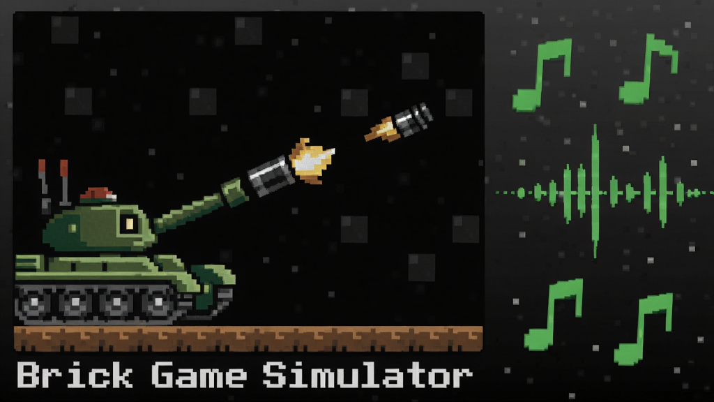 ������Ч����廭�������������֮��������Brick Game Simulator����Ϸ������д������̹�����ڷ����ڵ����Ҳ�����֮һ����Ư������������ɫ8bit��������������������Ϊ���ɫ���䲢����ϸС��������㣬����ײ���һ��������Brick Game Simulator������ɫ�����ų��ȣ������������