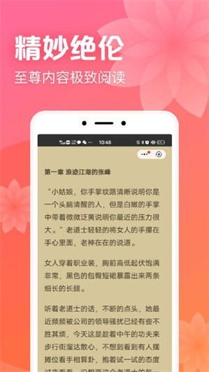 搜书神器 安卓版 小说阅读界面 截图