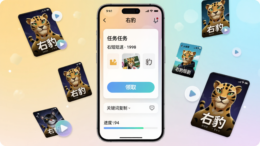 �ұ��̾��ƹ�����ۺϽ��棬�����ֻ���Ļ��չʾ����Ƭ����ȡ��ť���ؼ��ʸ��ƿ�ͽ�����������Ϊ��ͽ���ɫ����ΧƯ���̾�����벥��ͼ�꣬�����ֻ����У�����ɾ���������ƽ�廭���ͻ���ұ�Ԫ��