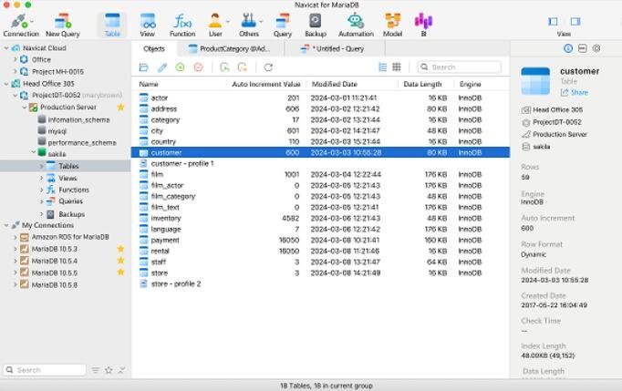 Navicat for MariaDB 17.3.11正式版运行截图
