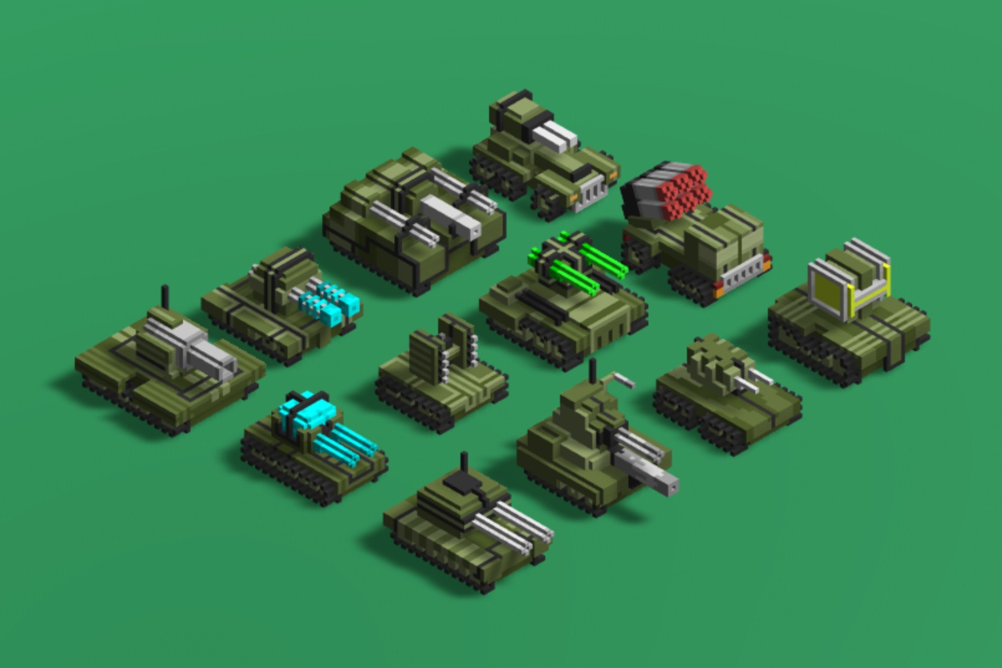 ����̹��Voxel Tanks��ɫ��pc�����н�ͼ