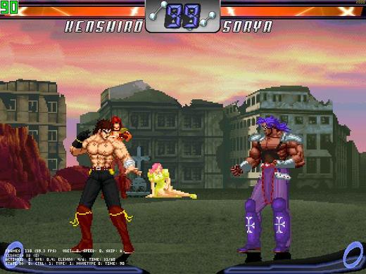 北斗神拳mugen pc版运行截图